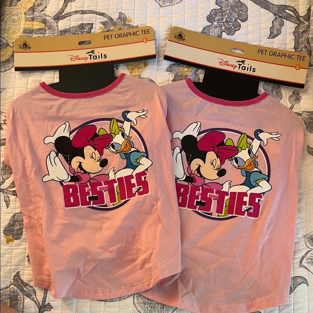 Disney Tails Pet Graphic Tee - Pink